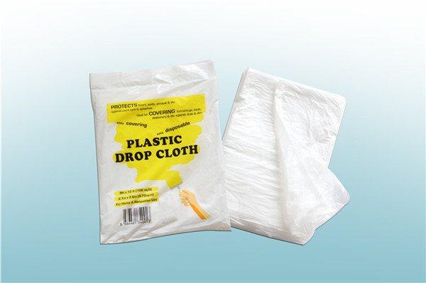 Plastic Drop Cloth 12ft X 9ft x 1mil